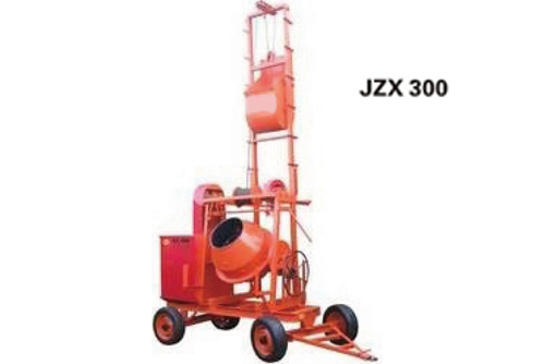 Portable Concrete Mixer with Lift